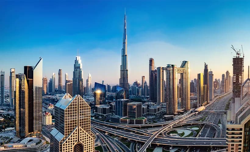 Dubai skyline · home of every major U.A.E. free zone